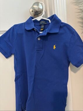 Polo by Ralph Lauren Boys' Royal Blue Polo with Yellow Pony